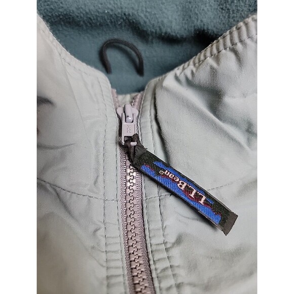 VTG LL Bean Jacket Mens L Green Full Zip Pockets 3 Season Outdoor Dad USA 90s - Picture 2 of 13